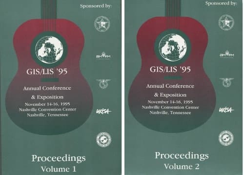 GIS/LIS '95 Annual Conference and Exposition Proceedings November 14-16, 1995, Nashville Convention Center, Nashville, Tennessee