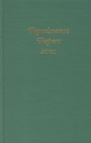 Renaissance Papers 2001