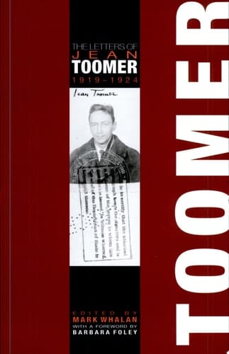 The Letters of Jean Toomer, 1919-1924