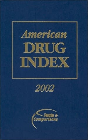 American Drug Index 2002