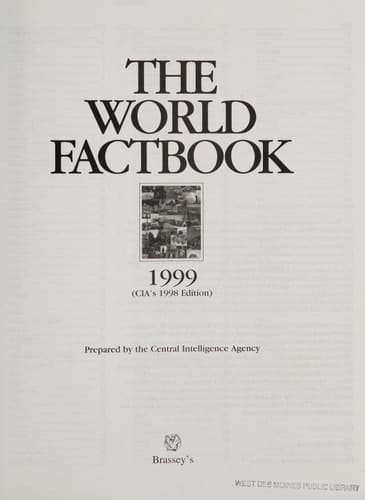 The World Factbook, 1999