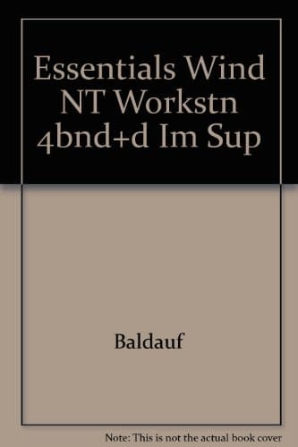 Windows NT 4.0 Workstation Essentials