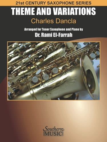 Theme and Variations For Tenor Saxophone and Piano 21st Century Saxophone Series