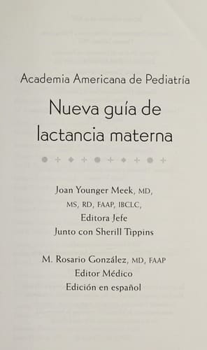 Academia Americana de Pediatría nueva guía de lactancia materna
