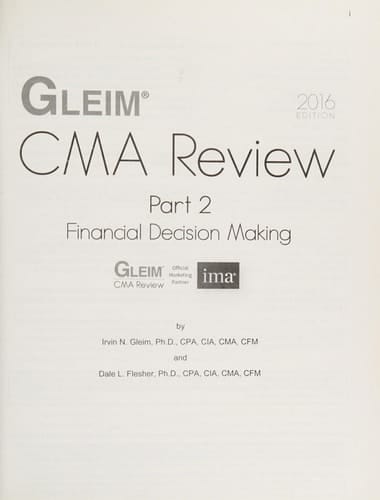 Cma 1 Acad-2016