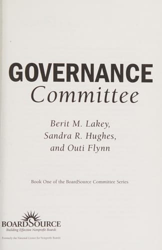 Governance Committee