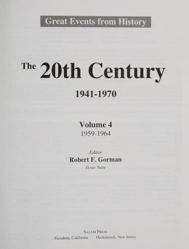 Great Events from History: 1941-1947