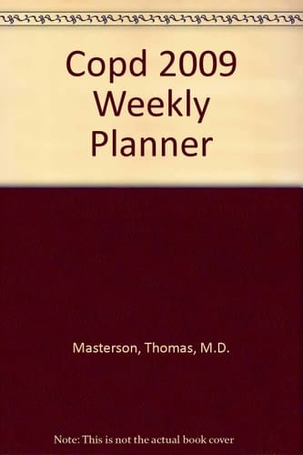 2009 COPD Weekly Planner