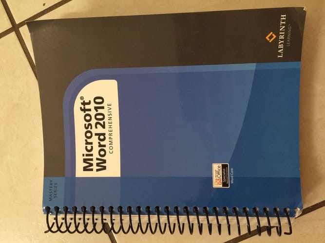 Microsoft Word 2010: Comprehensive