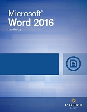 Microsoft Word 2016: Level 1, Printed Textbook with ebook