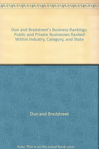 Business Rankings, 2003 Public and Private Businesses Ranked Within Industry Category and Stage