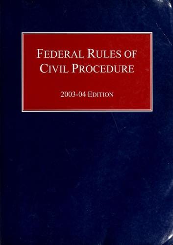 Federal rules of civil procedure