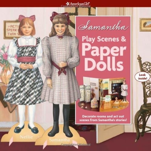 Samantha Play Scenes & Paper Dolls Decorate Rooms and ACT Out Scenes from Samantha's Stories