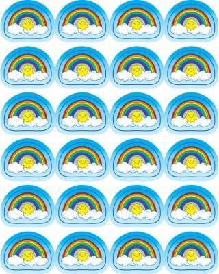 Rainbows Shape Stickers
