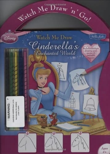 Watch Me Draw 'n' Go: Cinderella's Fairy-Tale Life Drawing Book and Kit