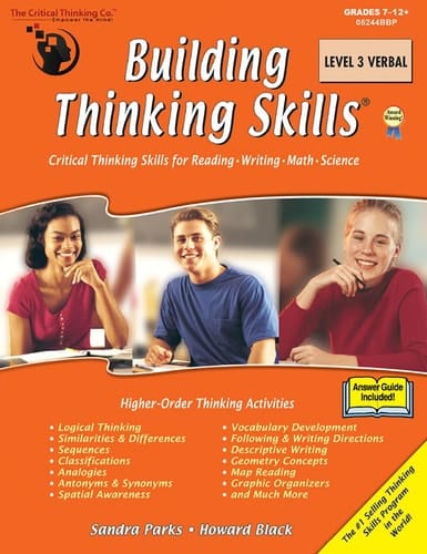 Building Thinking Skills Book 3: Verbal Student Book with Answer Guide Grades 7-12