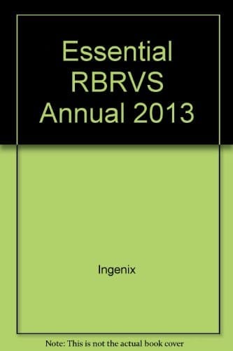 The Essential RBRVS 2013 Annual 1st Quarter Update
