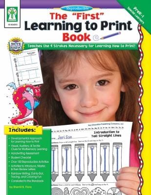 The First Learning to Print Book