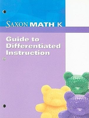 Saxon Math K Guide to Differentiated Instruction
