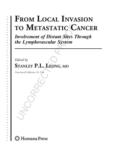 From Local Invasion to Metastatic Cancer Involvement of Distant Sites Through the Lymphovascular System