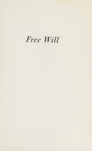 Free Will