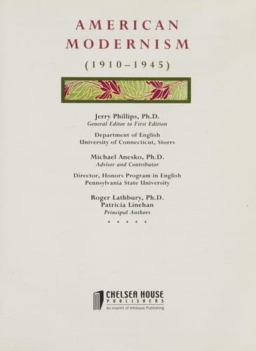 American Modernism (1910-1945)