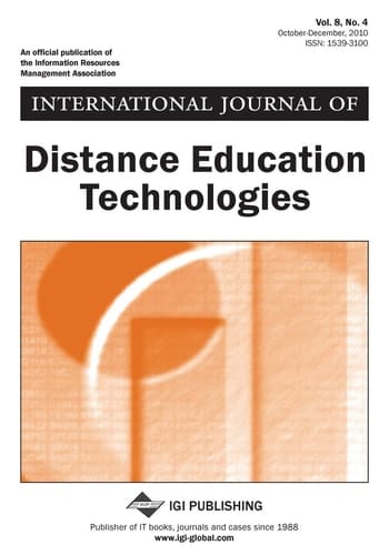 International Journal of Distance Education Technologies, Issue 4