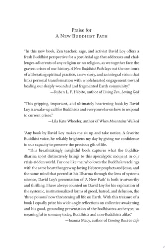 A New Buddhist Path
