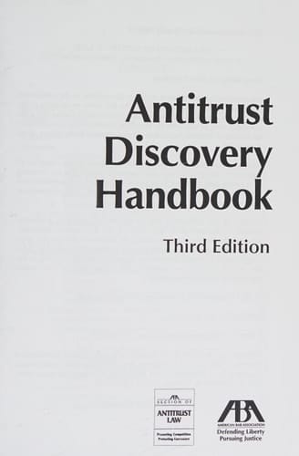 Antitrust Discovery Handbook