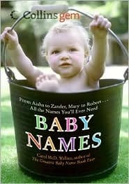 Baby Names: From From Aisha To Zander, Mary To Robert...all The Names You'll Ever Need