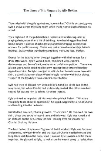 The Lines of His Fingers