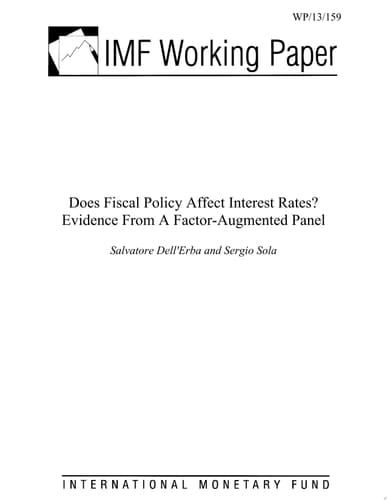 Does Fiscal Policy Affect Interest Rates? Evidence from a Factor-Augmented Panel