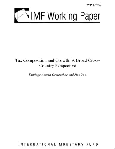 Tax Composition and Growth A Broad Cross-Country Perspective