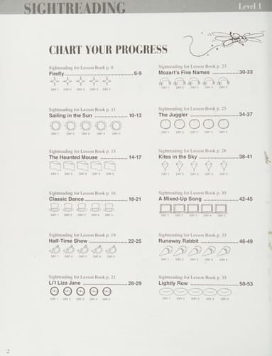 Piano Adventures - Sightreading Book - Level 1