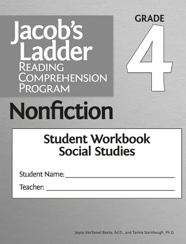 Jacob's Ladder Reading Comprehension Program Nonfiction Grade 4, Student Workbooks, Social Studies (Set of 5)