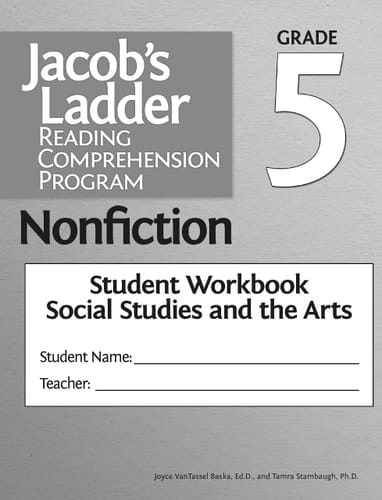 Jacob's Ladder Reading Comprehension Program Nonfiction Student Workbooks, Grade 5, Social Studies (Set Of 5)