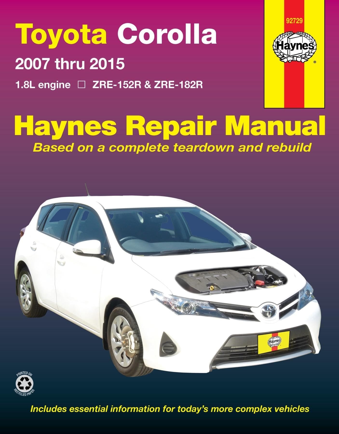 Toyota Corolla Automotive Repair Manual