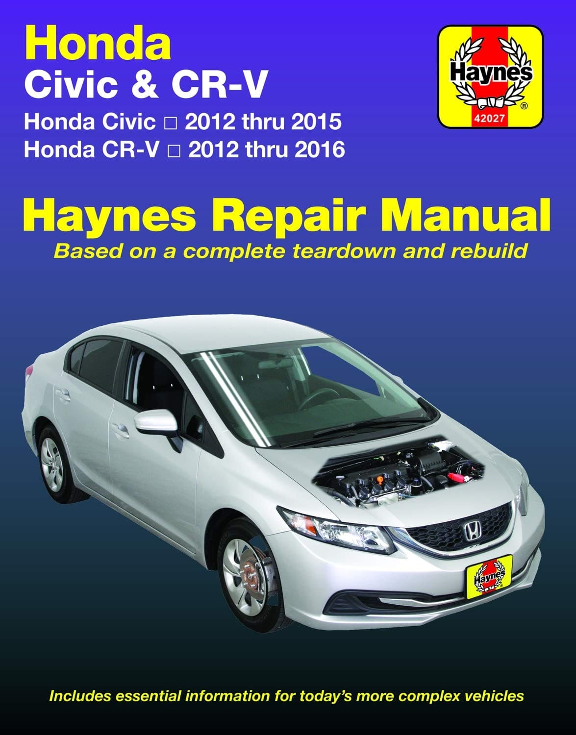Honda Civic (12-15) & CR-V (12-16) Does not include information specific to CNG or hybrid models
