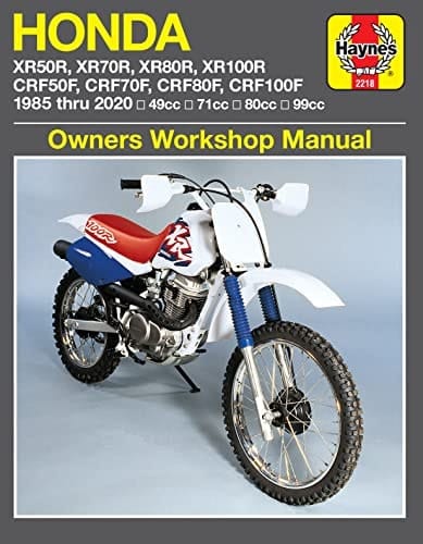 Honda XR50, XR70R, XR80R, XR100R, CRF50F, CRF70F, CRF80F, CRF100F 1985 Thru 2020 - 49cc - 71cc - 80cc - 99cc