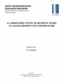 A Laboratory Study of Bendway Weirs As a Bank Erosion Countermeasure