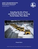 Extending the Life of Paint and Reflective Markers by Using Partial Rubber Plow Blades