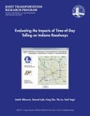 Evaluating the Impacts of Time-Of-Day Tolling on Indiana Roadways
