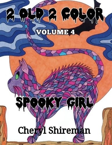 2 Old 2 Color Spooky Girl