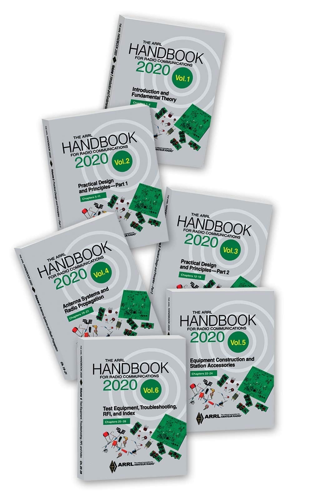 2020 ARRL Handbook 6-Vol Set