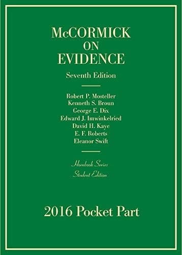 Evidence (Pocket Part)