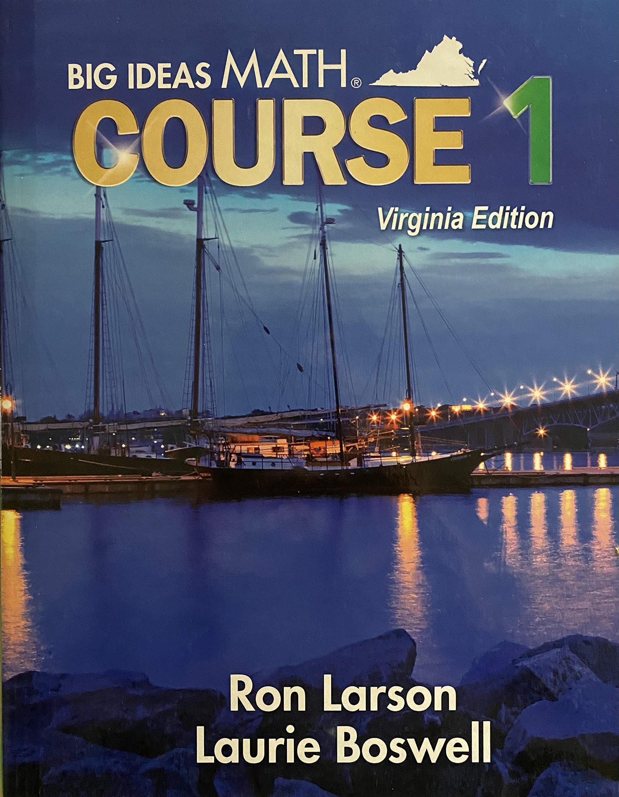 Big Ideas Math, Course 1 Virginia Edition, c. 2019 9781635980967, 1635980968