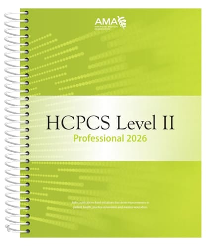 HCPCS 2026 Level II Professional Edition