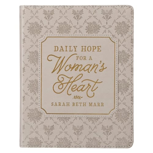 Daily Hope for a Women's Heart Devotional, Faux Leather Flexcover