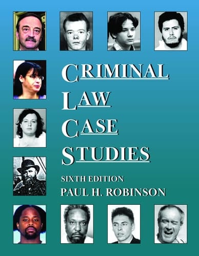Criminal Law Case Studies