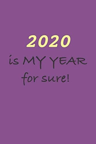2020 Is My Year for Sure Mind Map with College Ruled Notebook / Journal - Write Down Your Inspirations / Ideas / Thoughts / Wishes and More For 2020